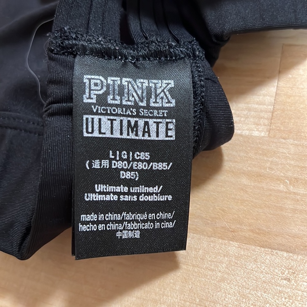 Victoria’s Secret Pink Ultimate Unlined Halter Sports Bra - Picture 4 of 4